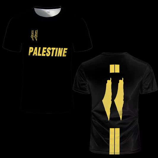 Palestine Flag Football Jersey Summer Trend